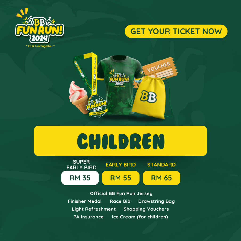 BB Fun Run 2024 Children Ticket BB Fun Run